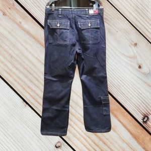 TOMMY HILFIGER VINTAGE JEANS 1983 CARGO BOOT SZ 13